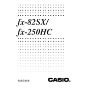 Casio fx-82SX Calculator manual cover