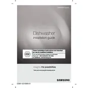 Samsung DW80R2031UG Dishwasher manual cover