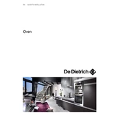 De Dietrich DOP745B Oven manual cover