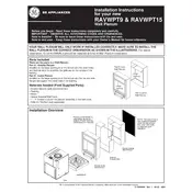 GE RAVWPT9 Plenum manual cover