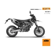 KTM SMC 690 R 2017 Motorcycle manual cover