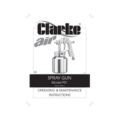 Clarke 5080815 PS1 Spray Gun manual cover