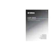 Yamaha DSP-E800 Amplifier manual cover