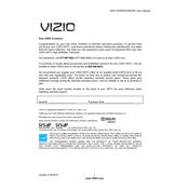 Vizio M190MV TV manual cover