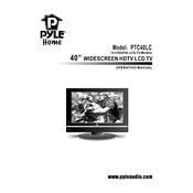 Pyle PTC40LC TV manual cover