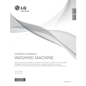 LG WT5170HV WT5170HVASSEEUS Washing Machine manual cover