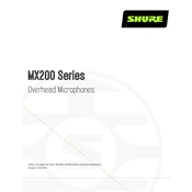 Shure MX200 Microphone manual cover