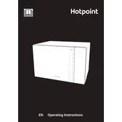 Hotpoint MF25GUK IX A Microwave manual cover