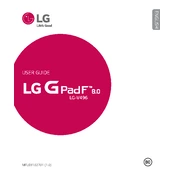 LG G Pad F LG-V496 Tablet manual cover