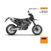 KTM SMC 690 R AUS 2014 Motorcycle manual cover