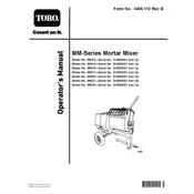 Toro MM-655H-P 68014 Mixer manual cover