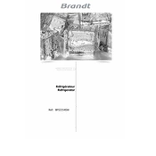 Brandt BFS2254SW Refrigerator manual cover