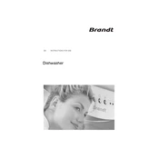 Brandt DFH1231XE Dishwasher manual cover