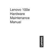 Lenovo 100e Laptop manual cover