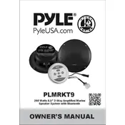 Pyle PLMRKT9 Speaker manual cover