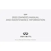 Infiniti Q60 Coupe 2022 Coupe manual cover