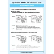 Toyota Prius 2012 Hatchback manual cover