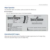 Acura NSX Intermittent Wipers 2018 Sports Car manual cover