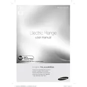 Samsung NE58H9950WS Cooker manual cover