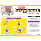 Fisher Price Mattel Imaginext Rescue Center B2499 Toy manual cover