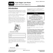 Toro Super Bagger 20194 Mower manual cover