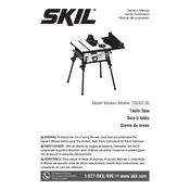 Skil TS6307-00 Saw manual cover