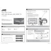 JVC LT-43K880 manual cover