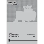 Sencor SLE 42F16TCS Television manual cover