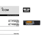 Icom IC-F5020 Transceiver manual cover