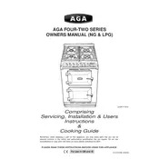 AGA Four Two Series Cooker manual cover