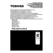 Toshiba RBC-AX21U(W)-E Remote Control manual cover