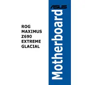 ASUS ROG MAXIMUS Z690 EXTREME GLACIAL Motherboard manual cover