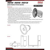 Pyle PHSP6K Speaker manual cover