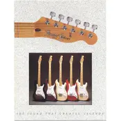 Fender Bullet H-1 Guitar manual cover