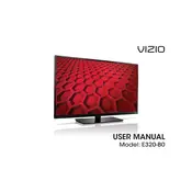 Vizio E320-B0 TV manual cover