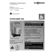 Viessmann Vitola 200 Vitoflame 200 Boiler manual cover