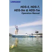 Lowrance HDS-5 Fish Finder