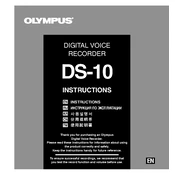 Olympus DS-10 manual cover