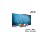 Vizio M801i-A3 TV manual cover