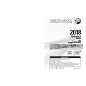 Can-Am DS 250 2018 Vehicle manual cover