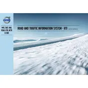 Volvo S80 Road And Traffic Information 2013 manual cover