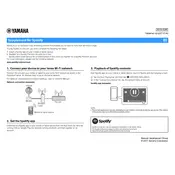 Yamaha Spotify App manual cover