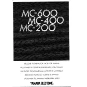 Yamaha Electone MC-200 Keyboard manual cover