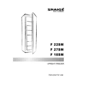 Snaigė F 22SM-T1000E1 Freezer manual cover