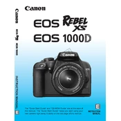 Canon EOS 1000D 2010 manual cover