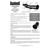 Bushnell 780080 Scope manual cover