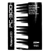 Roland PC-300 manual cover