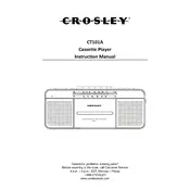 Crosley CT101A Cassette Player manual cover