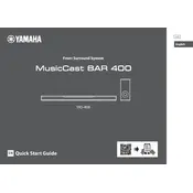 Yamaha MusicCast BAR 400 Soundbar manual cover