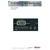 Simrad AP35 Autopilot System manual cover